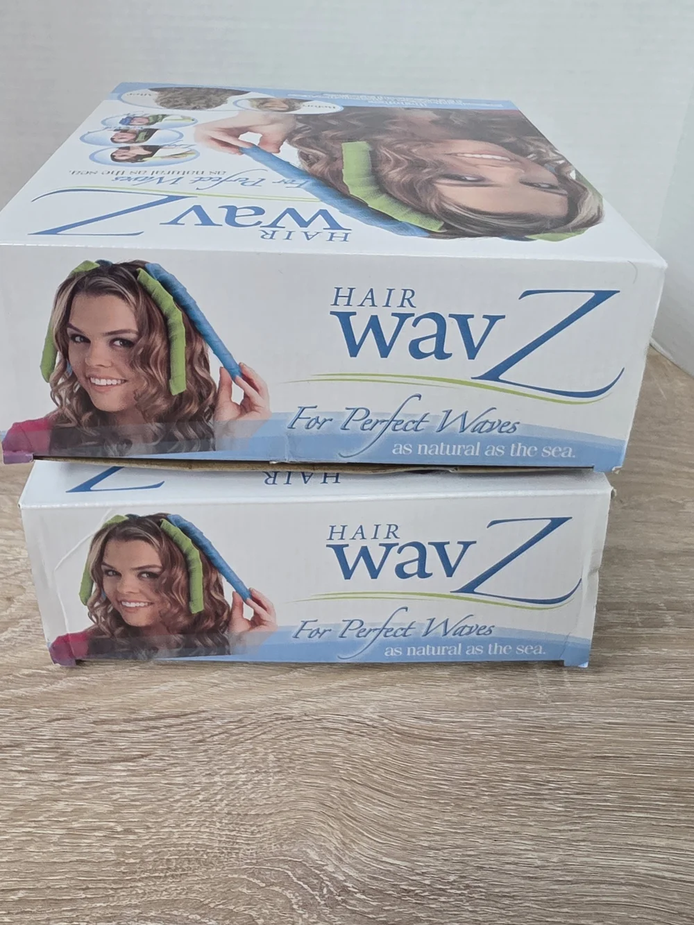 NEW As Seen On TV Hair Wavz Heatless Waves Spiral Curls Styling Kit Lot of 2